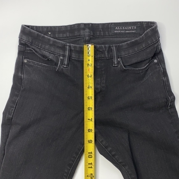 All Saints Grace Ankle Raw Hem Jeans - Picture 7 of 15